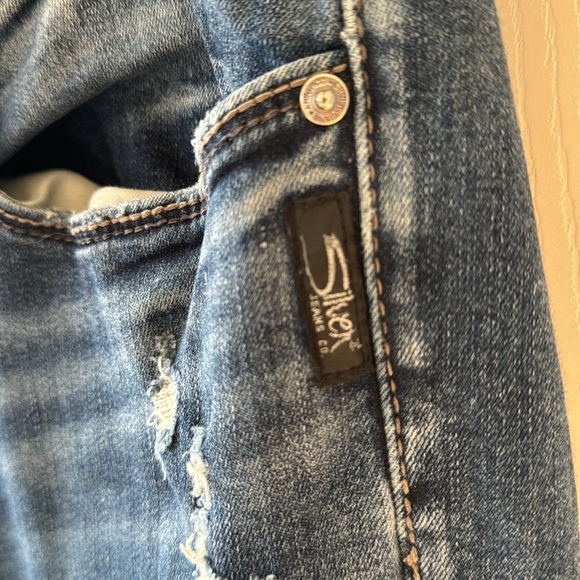 Silver Jeans Avery Skinny size 18 L31 - Picture 5 of 10